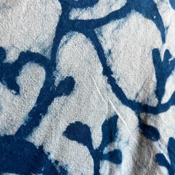 Hand-dyed Peepul Tree Indigo Fit and Flare Dress - Picture 1 of 5